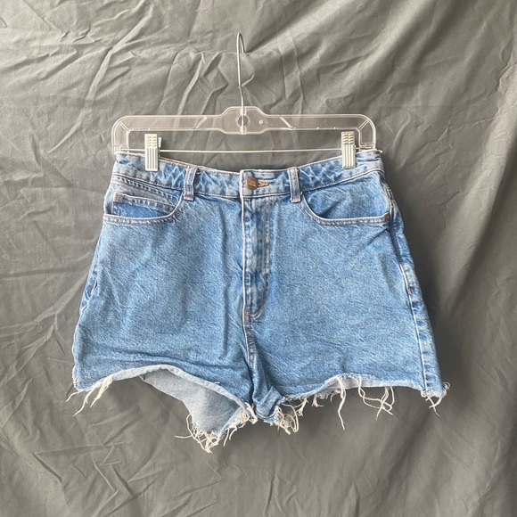 Zara Blue Denim Shorts - Picture 1 of 3